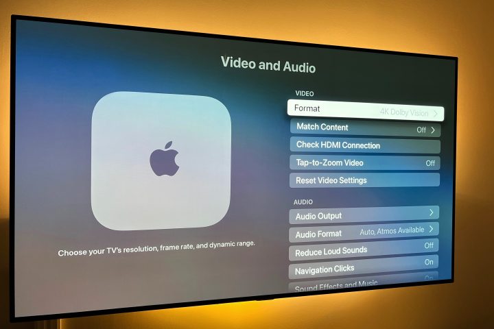 Apple TV 4K 的视频和音频菜单。.jpg