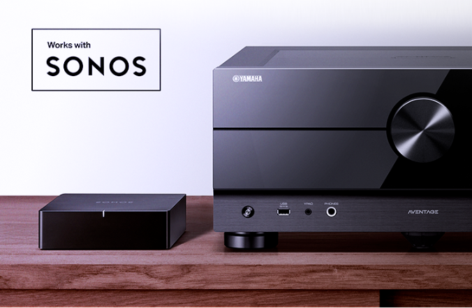部分雅马哈AVENTAGE系列功放通过Works with Sonos认证